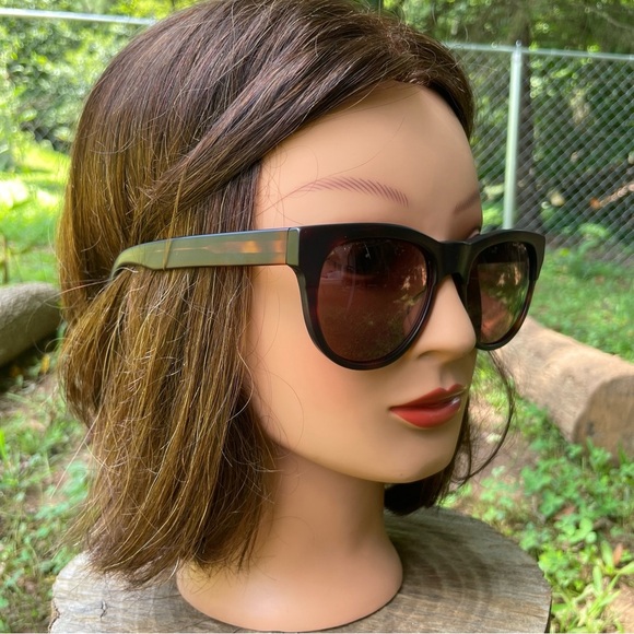 Sama Marlowe matte tortoise sunglasses made in Japan with case main image 12